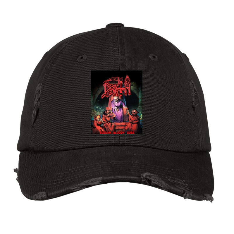 Scream Bloody Gore Vintage Cap by NicholasRoberson | Artistshot