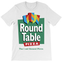 Reato, Round Table Pizza Design T-shirt | Artistshot