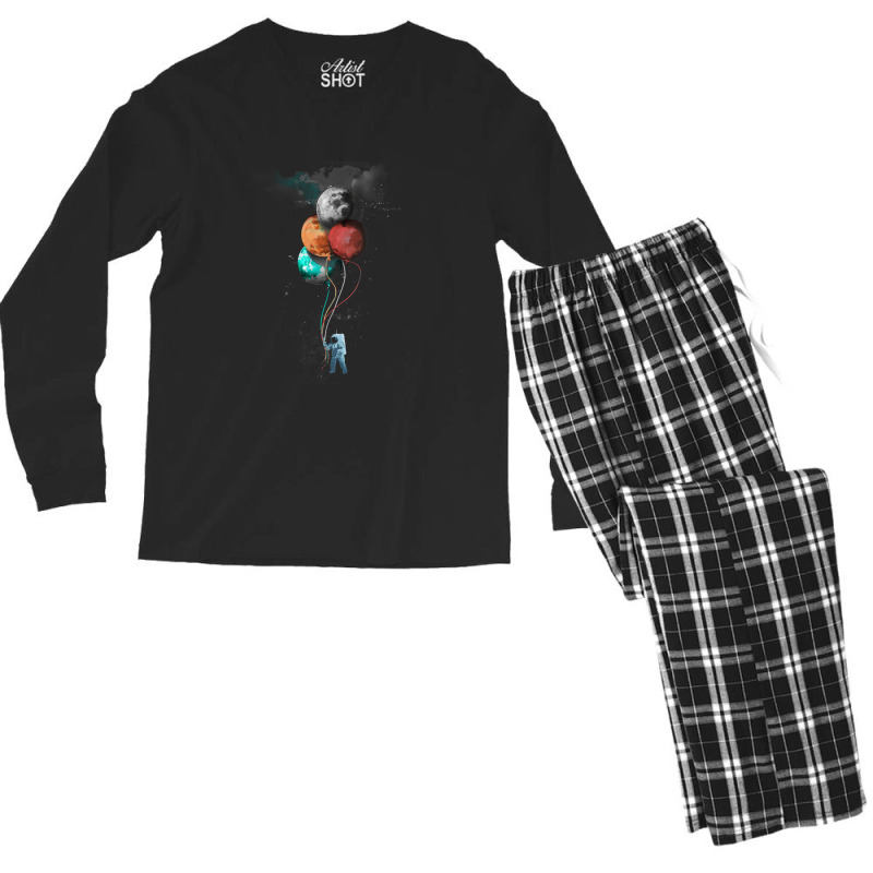 The Spaceman's Trip Men's Long Sleeve Pajama Set | Artistshot