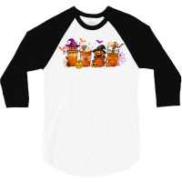 Halloween Coffee Pumpkin Latte Spice Coffee Love Fall Season T Shirt 3/4 Sleeve Shirt | Artistshot