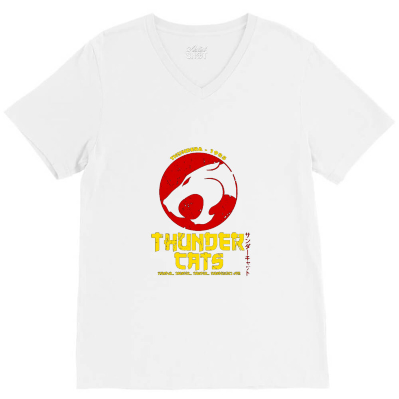 Thundercats Japan V-Neck Tee by mimifrisby | Artistshot