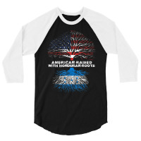 American Raised With Honduran Roots Honduras 3/4 Sleeve Shirt | Artistshot