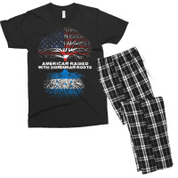 American Raised With Honduran Roots Honduras Men's T-shirt Pajama Set | Artistshot