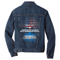 American Raised With Honduran Roots Honduras Men Denim Jacket | Artistshot