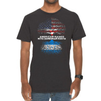 American Raised With Honduran Roots Honduras Vintage T-shirt | Artistshot