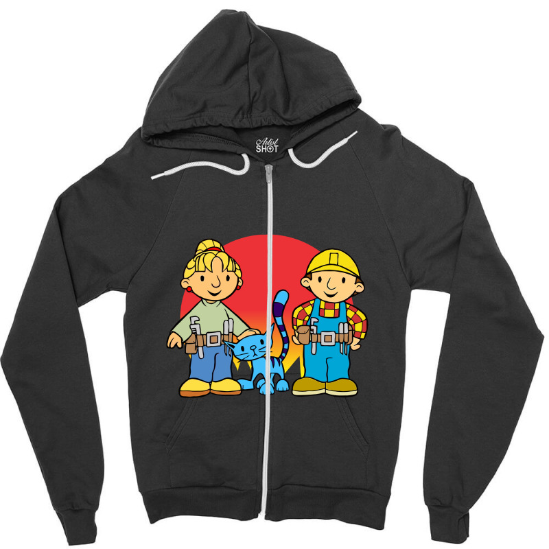 Bob The Builder Zipper Hoodie | Artistshot