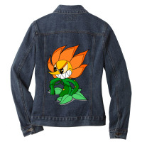 Evil Carnation Cagney Carnation Ladies Denim Jacket | Artistshot