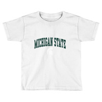 Michigan State Spartans Arch Over Dark Heather Pullover Hoodie Toddler T-shirt | Artistshot