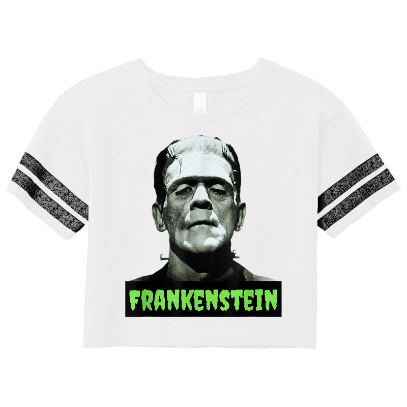 Frankenstein Monster Vintage Classic Frankenstein T Shirt Scorecard Crop Tee by cm-arts | Artistshot