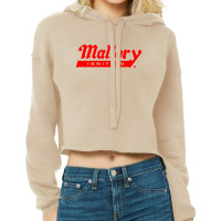 Mallory Mighty Ignition Cropped Hoodie | Artistshot