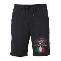 American Raised With Italian Roots Italy Fleece Short | Artistshot