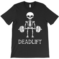 Skeleton Dead Lift Funny Halloween Lifting Weights Men Women Tank Top T-shirt | Artistshot