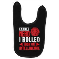 Im Not A Nerd I Rolled High On Intelligence Rpg Dungeon Vneck Baby Bibs | Artistshot