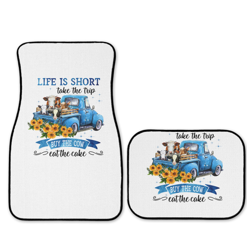 Cow Cattle Life Is Short With Cow Take The Trip 30 Heifer Full Set Car Mats | Artistshot