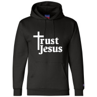 Inspirational Trust Jesus Loves Me Religious Church Christ Champion Hoodie | Artistshot