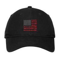 American Flag Railroad Train Adjustable Cap | Artistshot