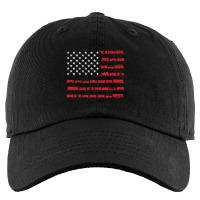 American Flag Railroad Train Kids Cap | Artistshot