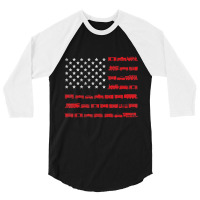 American Flag Railroad Train 3/4 Sleeve Shirt | Artistshot