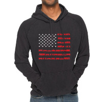 American Flag Railroad Train Vintage Hoodie | Artistshot