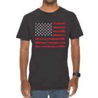 American Flag Railroad Train Vintage T-shirt | Artistshot