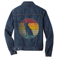 Australian Cattle Dog Gif Retro Style Vintage 70s 80s Men Denim Jacket | Artistshot