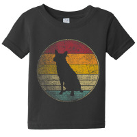 Australian Cattle Dog Gif Retro Style Vintage 70s 80s Baby Tee | Artistshot