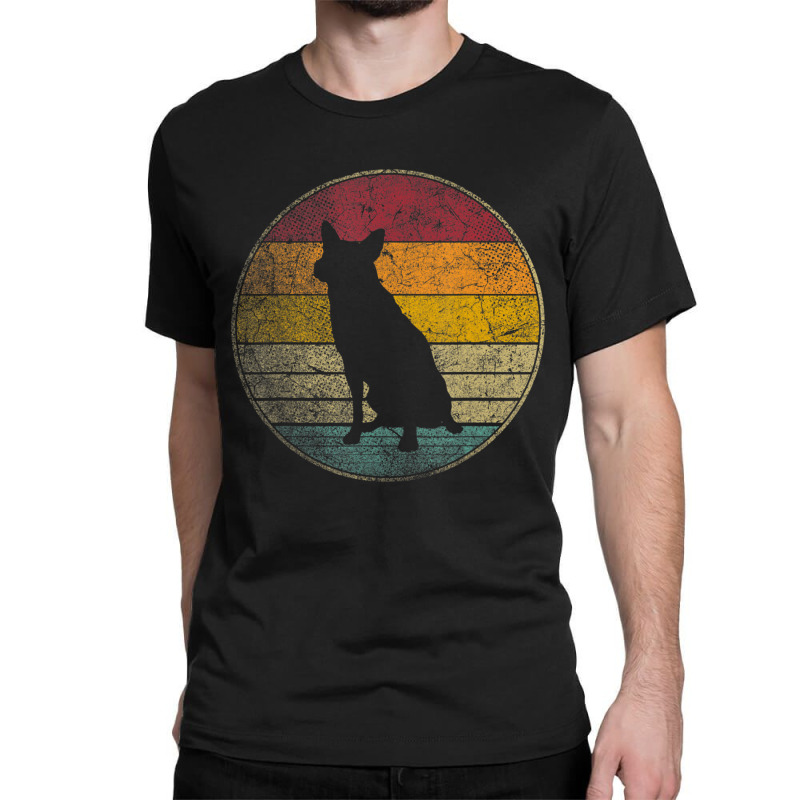 Australian Cattle Dog Gif Retro Style Vintage 70s 80s Classic T-shirt by cm-arts | Artistshot