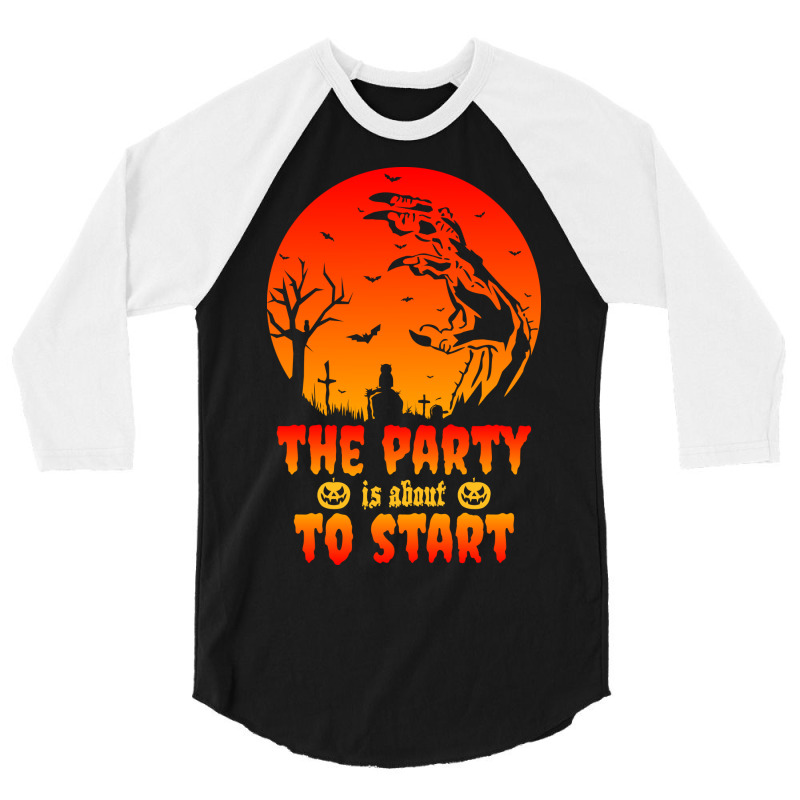 The Party Is About To Start 3/4 Sleeve Shirt | Artistshot