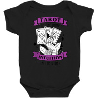 Tarot In One Hand Witch Divine Divination Fortune Tellers Tank Top Baby Bodysuit | Artistshot