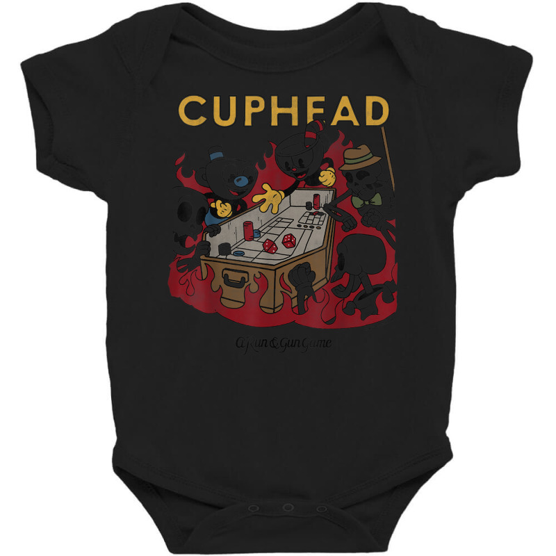 Cuphead A Run On Run Game Of Craps T Shirt Baby Bodysuit by cm-arts | Artistshot