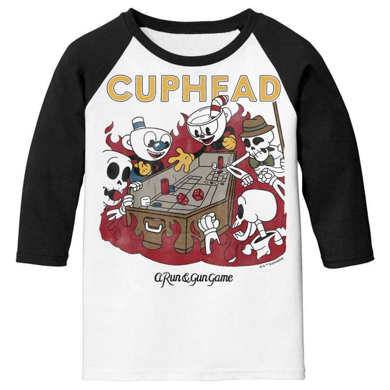 Cuphead A Run On Run Game Of Craps T Shirt Youth 3/4 Sleeve by cm-arts | Artistshot