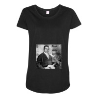 Blind Lemon Jefferson Maternity Scoop Neck T-shirt | Artistshot