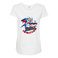 Mallory Mighty Ignition Maternity Scoop Neck T-shirt | Artistshot