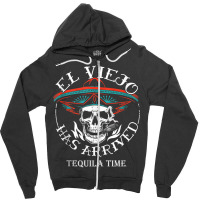 El Viejo Has Arrived Tequila Time Vintage Tank Top Zipper Hoodie | Artistshot