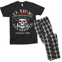 El Viejo Has Arrived Tequila Time Vintage Tank Top Men's T-shirt Pajama Set | Artistshot