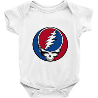 Color Dead Blue And Red Are Grateful Baby Bodysuit | Artistshot