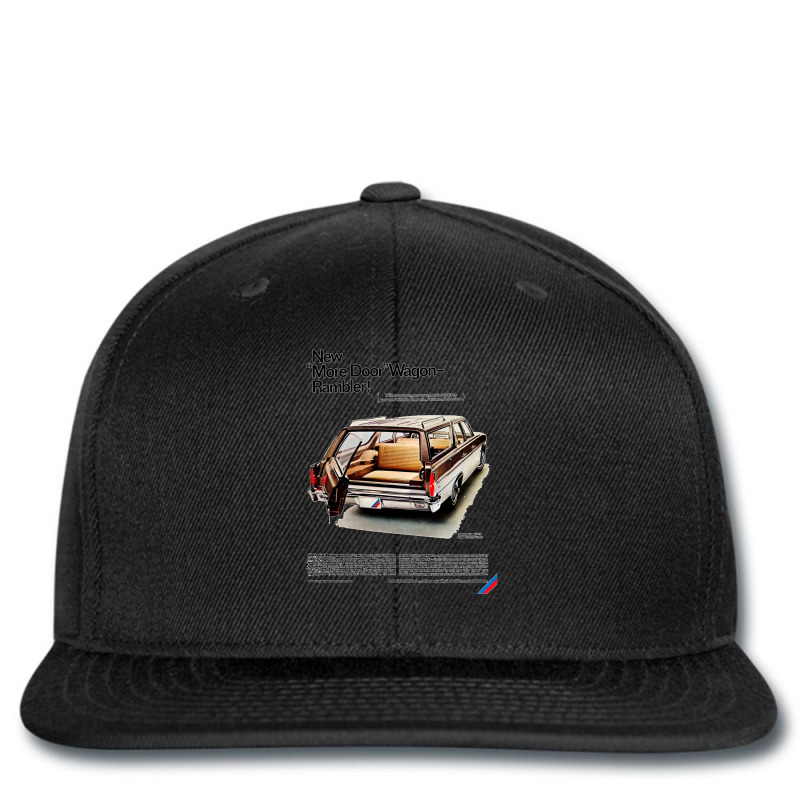 Rambler Station Wagon Advert Printed hat by cm-arts | Artistshot