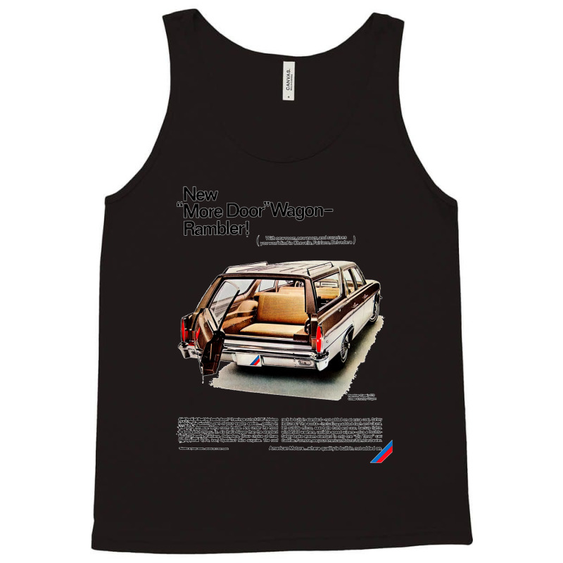 Rambler Station Wagon Advert Tank Top by cm-arts | Artistshot