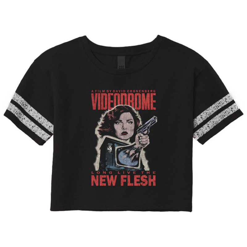 Videodrome (distressed) Scorecard Crop Tee by TerryFoutch | Artistshot