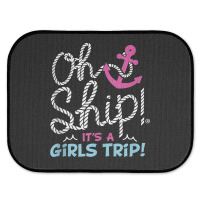 Oh Ship It's A Girlstrip   Oh Ship Cruise Tank Top Rear Car Mat | Artistshot