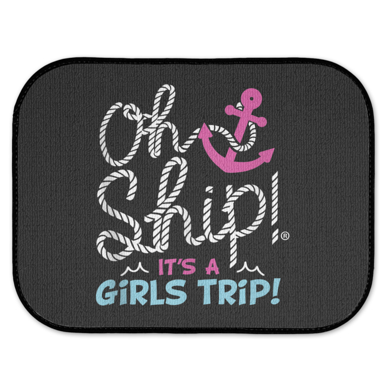 Oh Ship It's A Girlstrip   Oh Ship Cruise Tank Top Rear Car Mat | Artistshot