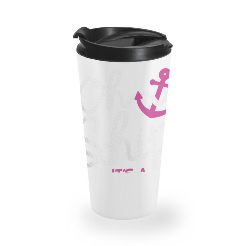 Oh Ship It's A Girlstrip   Oh Ship Cruise Tank Top Travel Mug | Artistshot