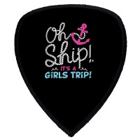 Oh Ship It's A Girlstrip   Oh Ship Cruise Tank Top Shield S Patch | Artistshot