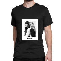 Angèle Van Laeken - Black And White Portrait Feat Clara Luciani Classic T-shirt | Artistshot