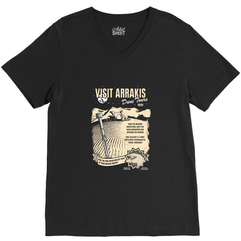 Visit Arrakis V-neck Tee | Artistshot