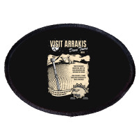 Visit Arrakis Oval Patch | Artistshot