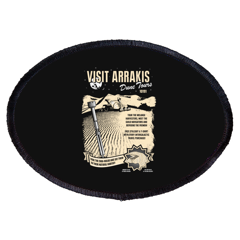 Visit Arrakis Oval Patch | Artistshot