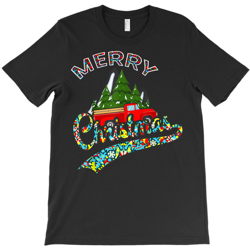 Merry Christmas Light Ugly Pajamas Santa Design Hat Xmas T Shirt T-Shirt by sarlesfo | Artistshot