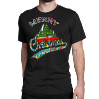 Merry Christmas Light Ugly Pajamas Santa Design Hat Xmas T Shirt Classic T-shirt | Artistshot