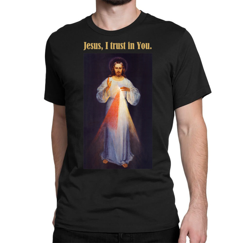 Jesus I Trust In You Divine Mercy-1mrc3 Classic T-shirt | Artistshot